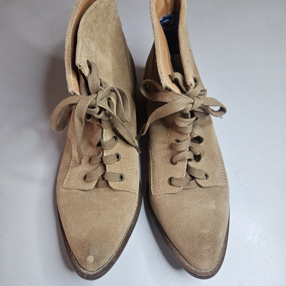 Dingo Womens Boots‎ Green Acres Suede Lace Up Prairie Ankle 8.5M Cottagecore